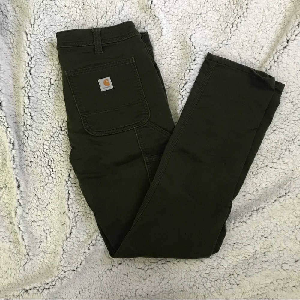Carhartt womans  size 4 moss green